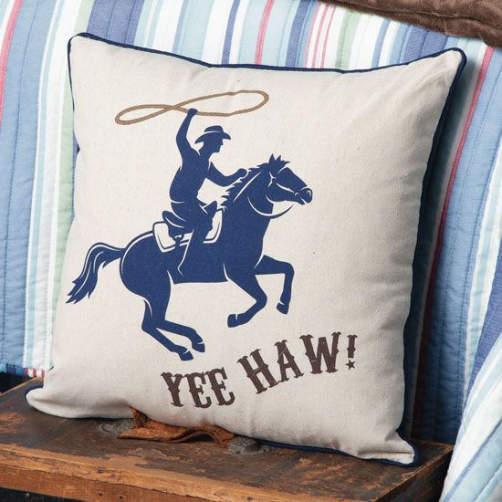 Rodeo Yee Haw Pillow