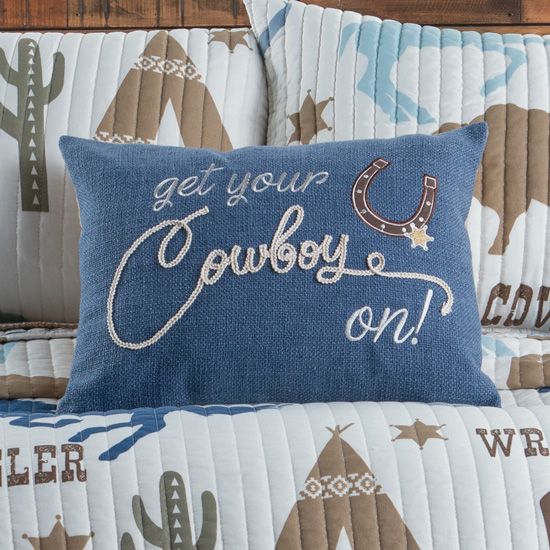 Get Your Cowboy On Pillow