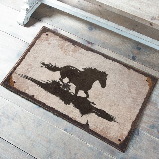 Running Horse Accent Rug
