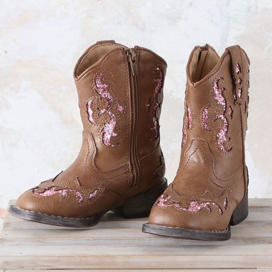 Roper Toddler Glitter Gypsy Boots