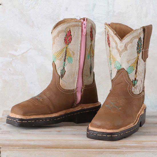 Roper Toddler Arrow Feather Boots