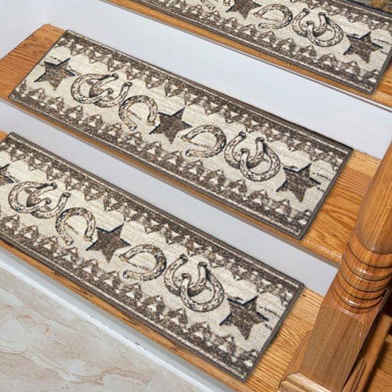 Cowboy Star 9x30 Stair Tread or Runner