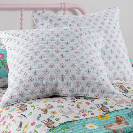 Horse Girls Daisy Pony Euro Sham