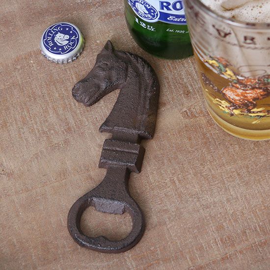 Horse Head Cast Iron Bottle Opener