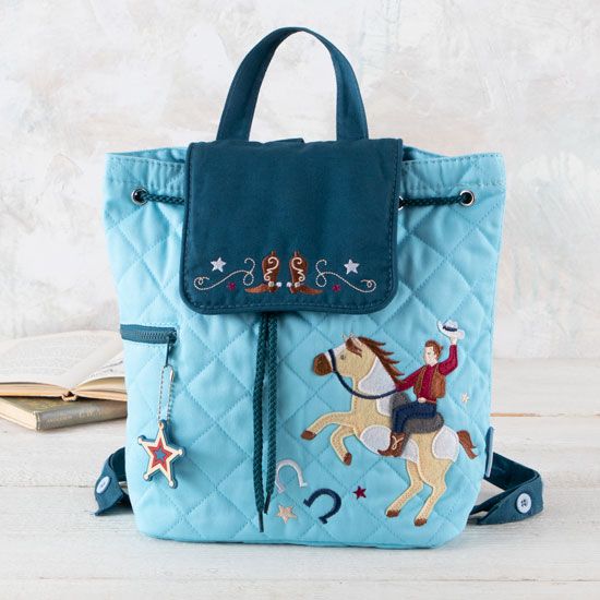 Cowboy Quilted Backpack
