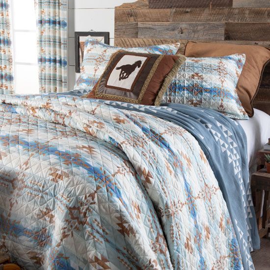 Stack Rock Southwest Quilt Set by Wrangler Collection