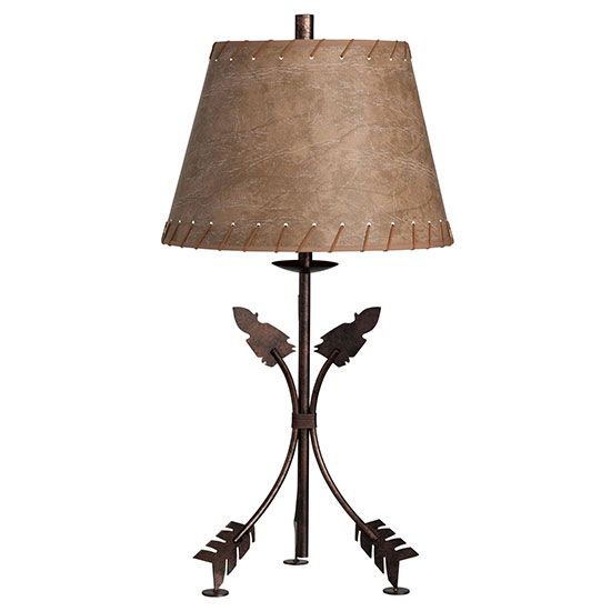 Bent Arrow Table Lamp