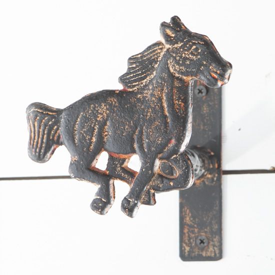 Horse Curtain Rod Holder Set of 2