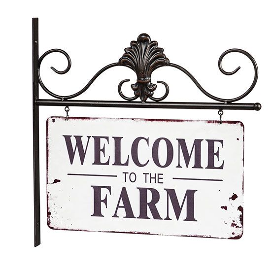 Welcome to Our Farm Outdoor Sign