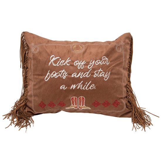Kick off Your Boots 16x20 Pillow