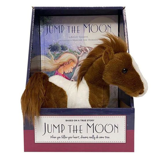 Jump the Moon Book and Paint Horse Gift Set