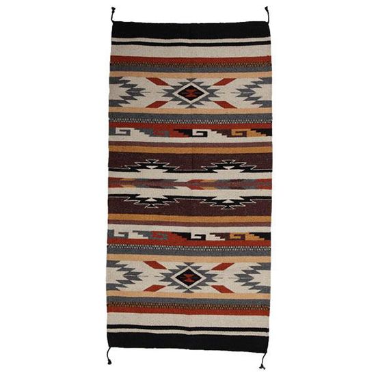 Southwest Tan and Red 32x64 Accent Rug