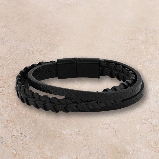 Montana Silversmiths Stronger Than Ever Leather Bracelet