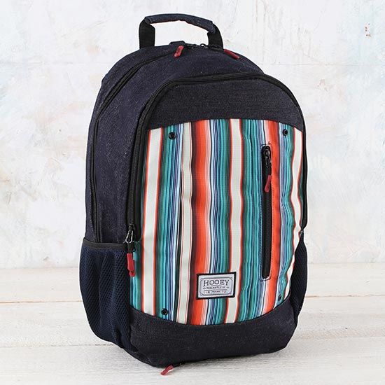 Hooey Rockstar Denim Serape Backpack