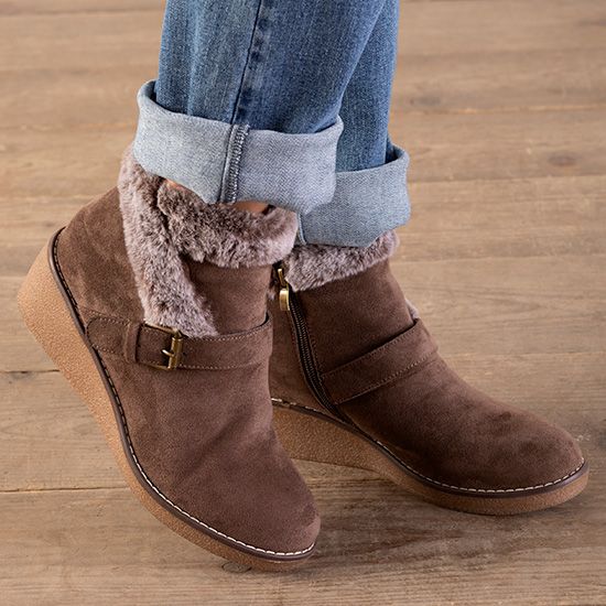Country Grace Chocolate Bootie