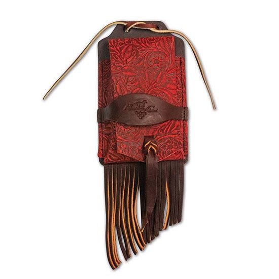 Professional's Choice Red Floral Fringed Cell Phone Case