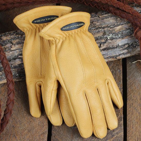 Heritage Deerskin Winter Trail Gloves