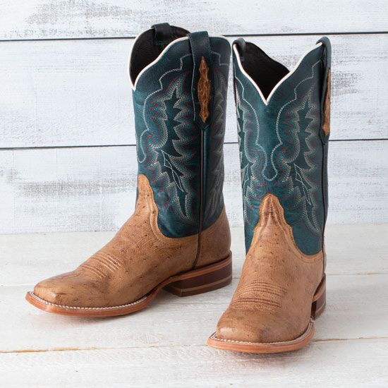 Tony Lama Wildheart Umber Smooth Ostrich Boots