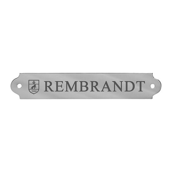 Chrome 3/4" x 4 1/4" Halter Name Plate