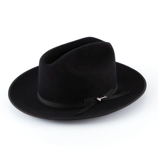 Stetson Open Road Royal Deluxe Black Felt Hat