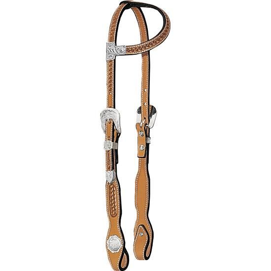 Cowperson Tack Basketweave Show Headstall