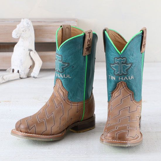 Tin Haul Kids Horse Power Boots