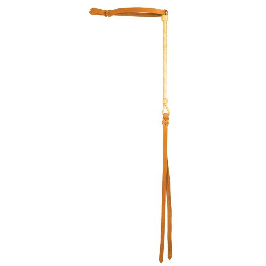 Rawhide and Leather Quirt Whip