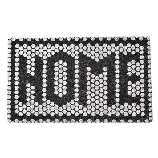 Hexagon Tile "Home" Doormat