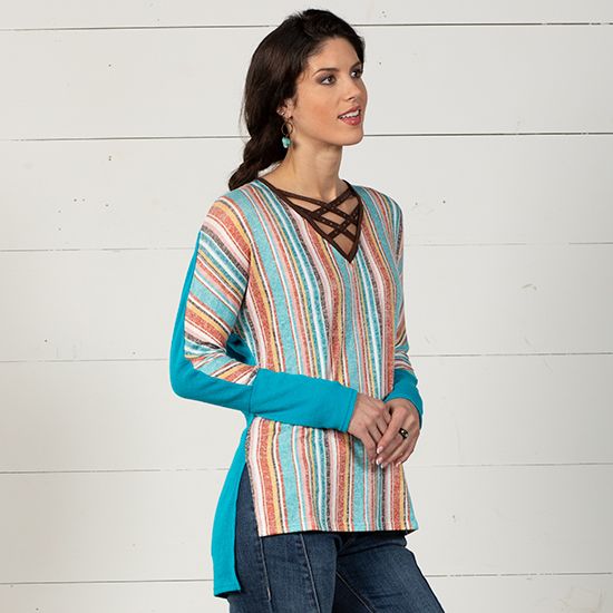 Panhandle White Label Crossroads Top