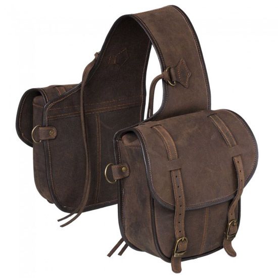 Soft Leather Saddle Bag