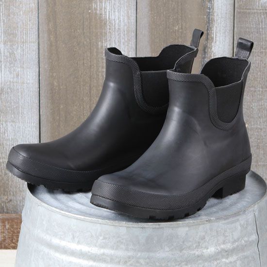 Corkys Black Yikes Rain Boots