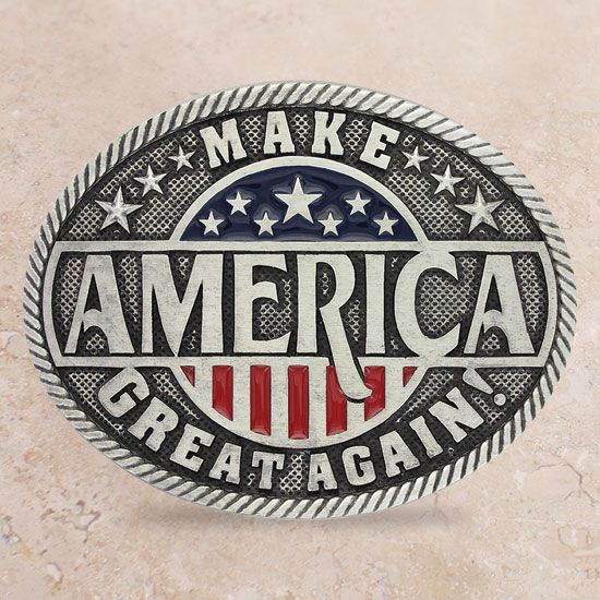 Attitide Make America Great Again Buckle
