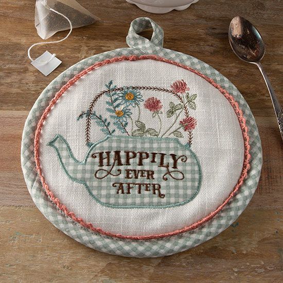 Country Grace Cottage Core Happily Ever After Pot Holder
