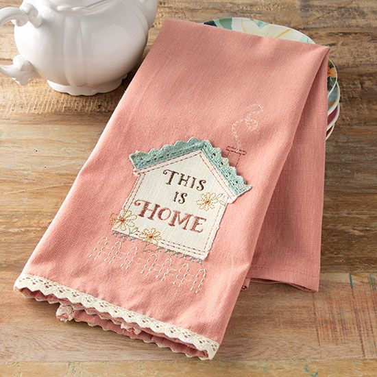 Country Grace This is Home Tea Towel