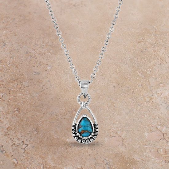 Montana Silversmiths Touch of Turquoise Necklace