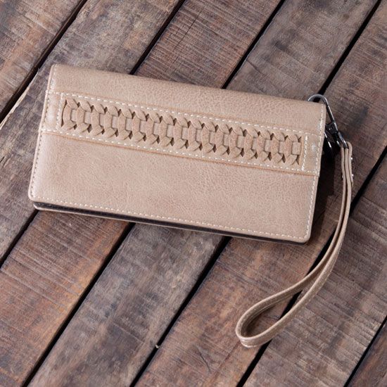 Wrangler Tan Stitch Accent Wallet