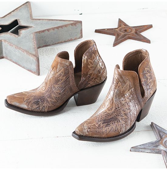 Ariat Brushed Silver Dixon Booties