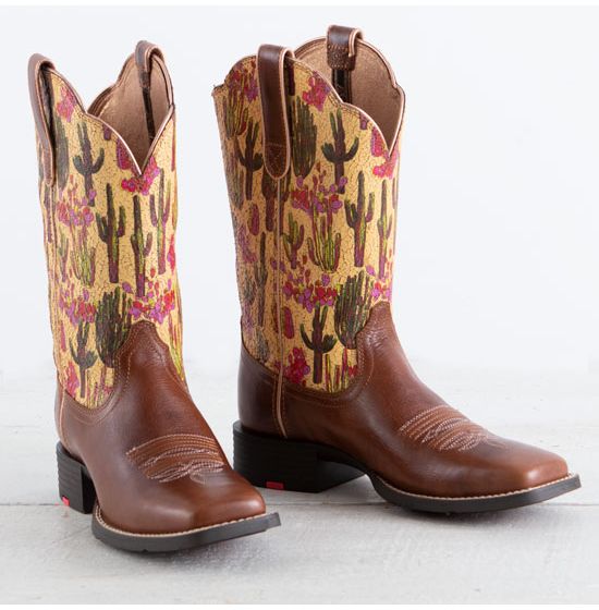 Ariat Washed Cacti Round Up Boots