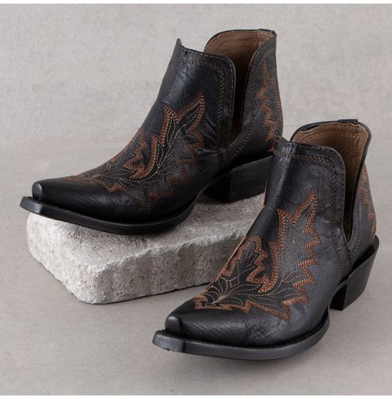 Ariat Black Low Heel Dixon Booties