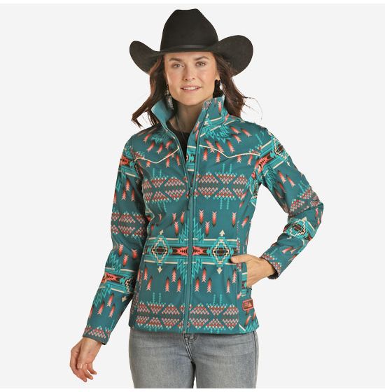 Powder River Teal Let's Rodeo Jacket