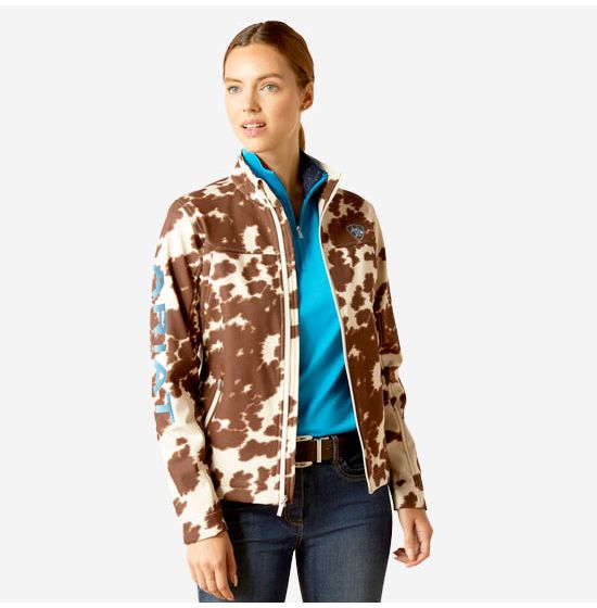 Ariat New Team Pony Print Softshell Jacket