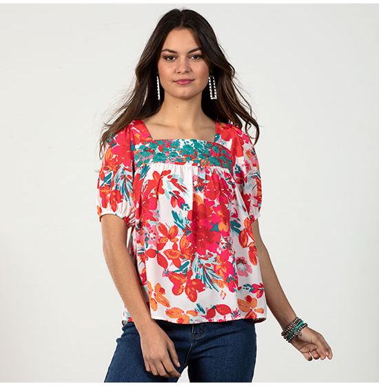Aster Floral Top