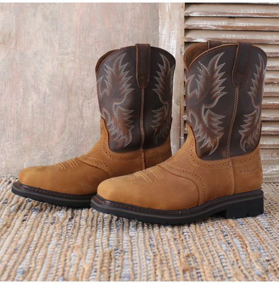 Ariat boots top steel toe