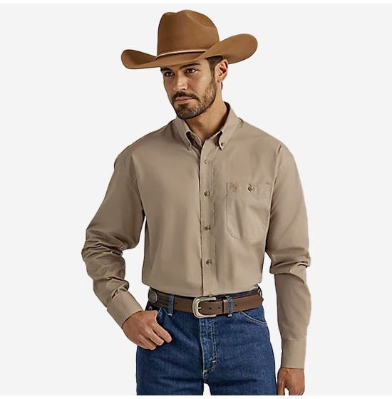 Tan wrangler shirt 2025