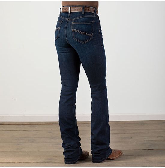 Women's Ariat REAL High Rise Ballary Bootcut Jeans