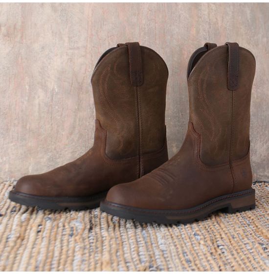 Ariat Brown Groundbreaker Work Boots