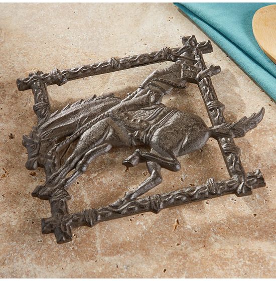 Bucking Horse Trivet