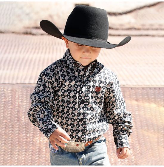 Cinch Infant Toddler Geometric Floral Shirt