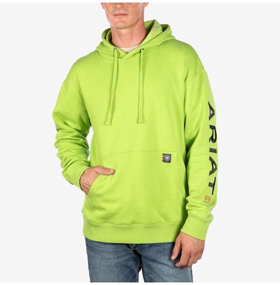 Ariat Rebar Lime Graphic Hoodie