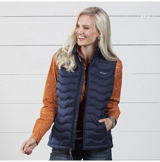 Ariat Ideal Down Navy Vest